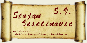 Stojan Veselinović vizit kartica